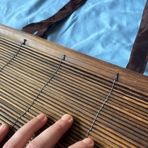 VTG Aldo shoulderbag made with wood